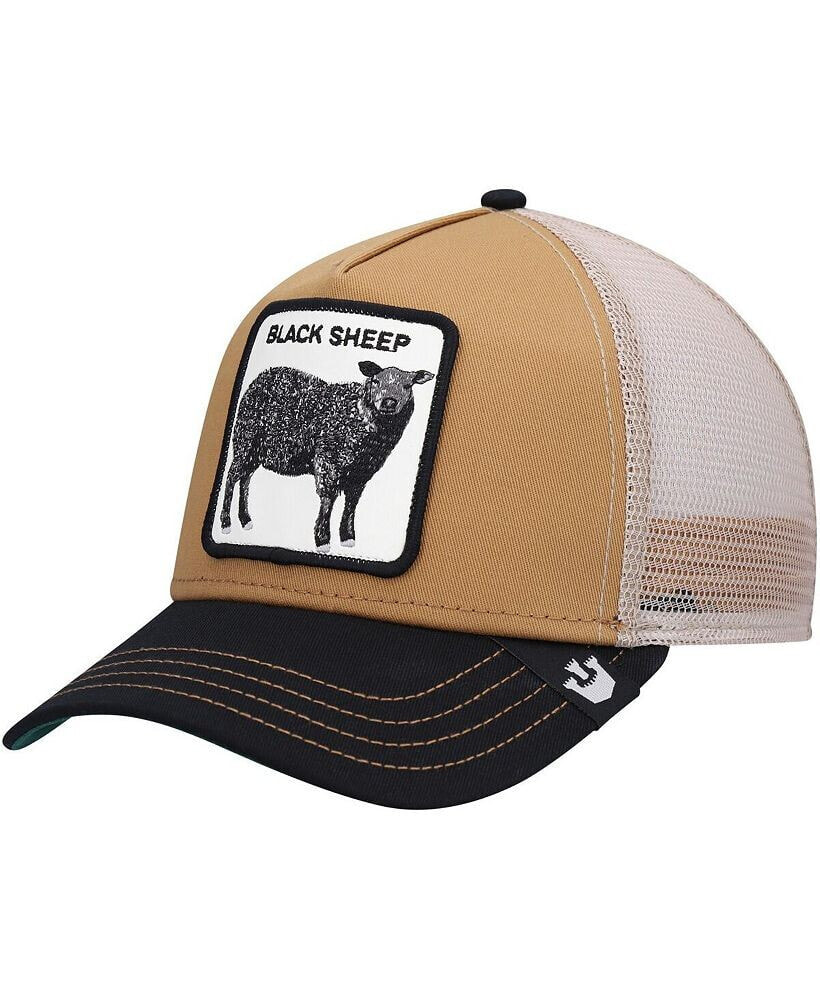 Goorin Bros. men's Khaki, Black Black Sheep Trucker Snapback Hat