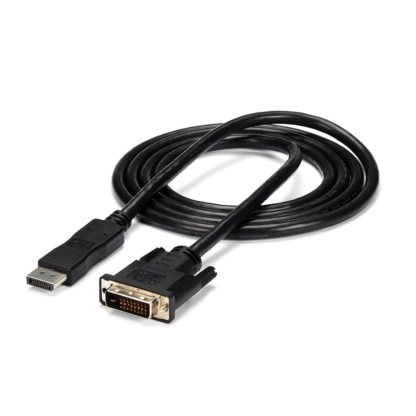 StarTech.com DP2DVIMM6 видео кабель адаптер 1,8 m DisplayPort DVI-D Черный