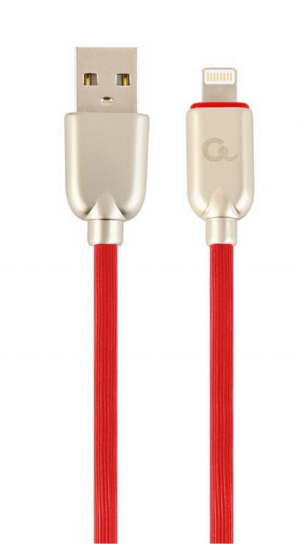 Cablexpert CC-USB2R-AMLM-1M-R кабель с разъемами Lightning Красный