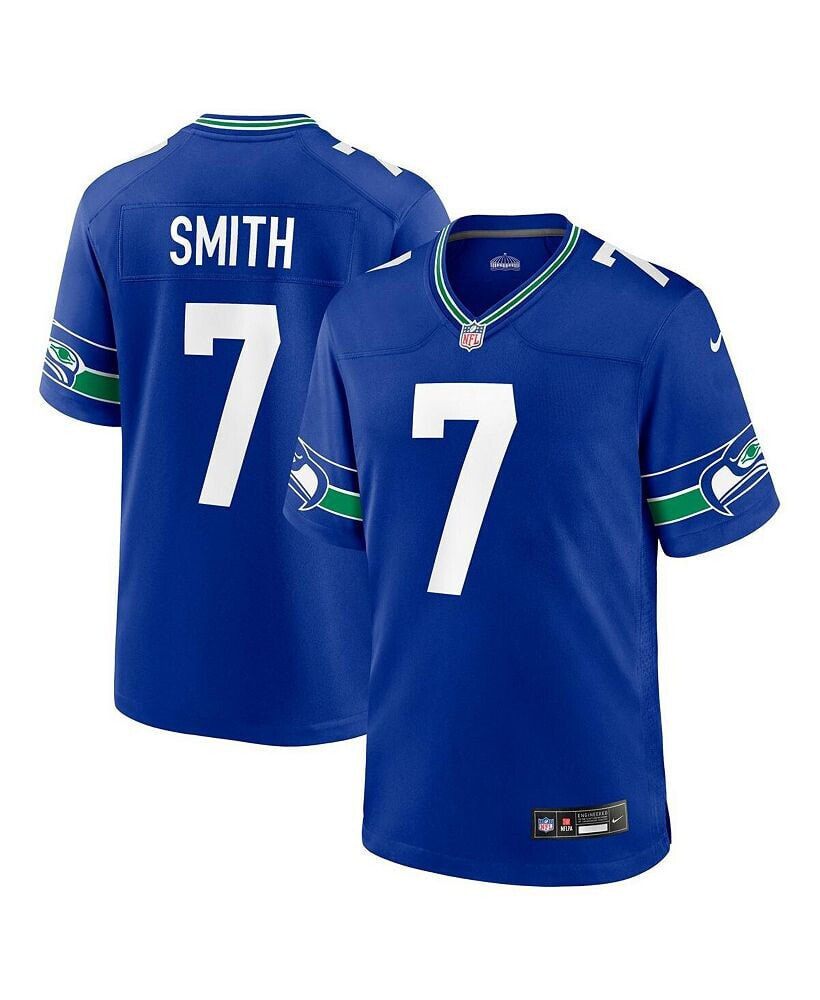 Nike men's Geno Smith Royal Seattle Seahawks Throwback Player Game Jersey