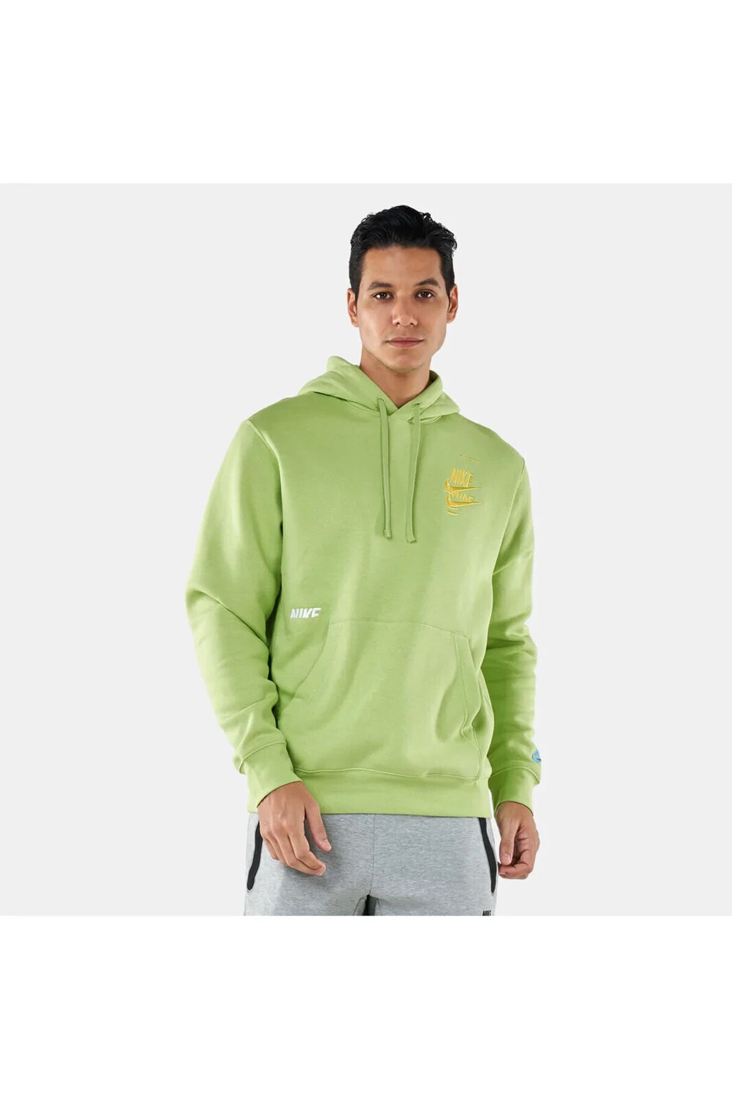 Sportswear Sport Essentials Fleece Pullover Hoodie Yeşil Erkek Sweatshirt