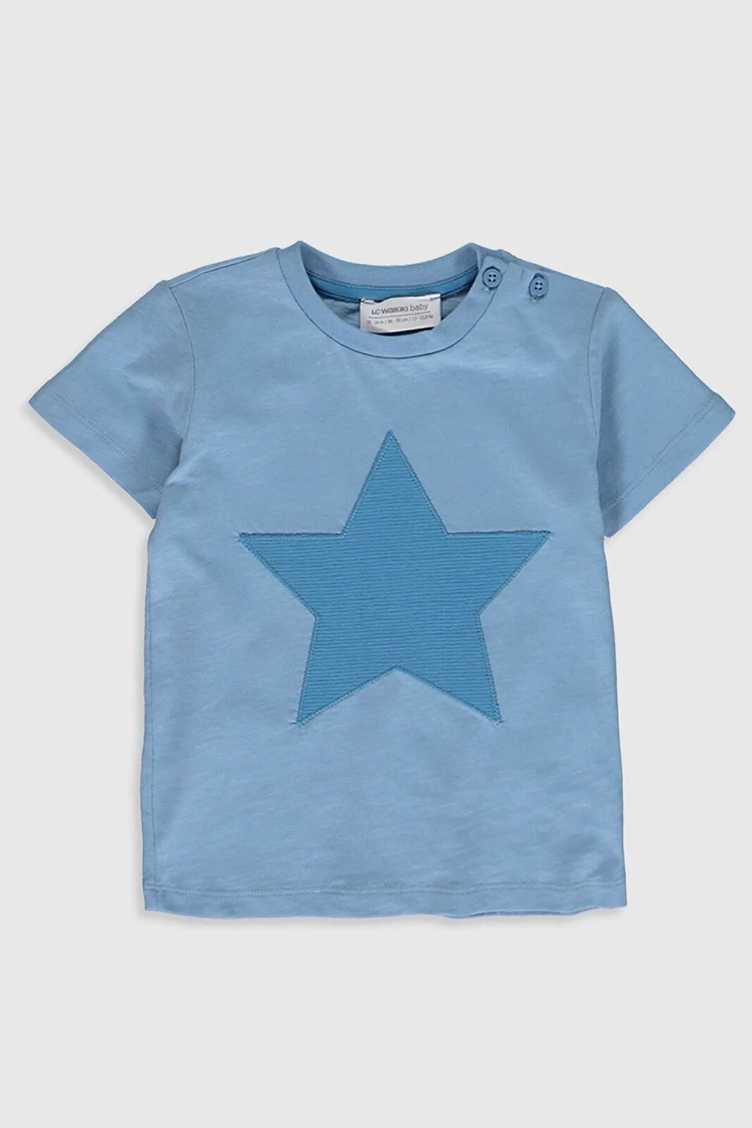 Erkek Bebek Elektrik Mavi Cuc Tişört