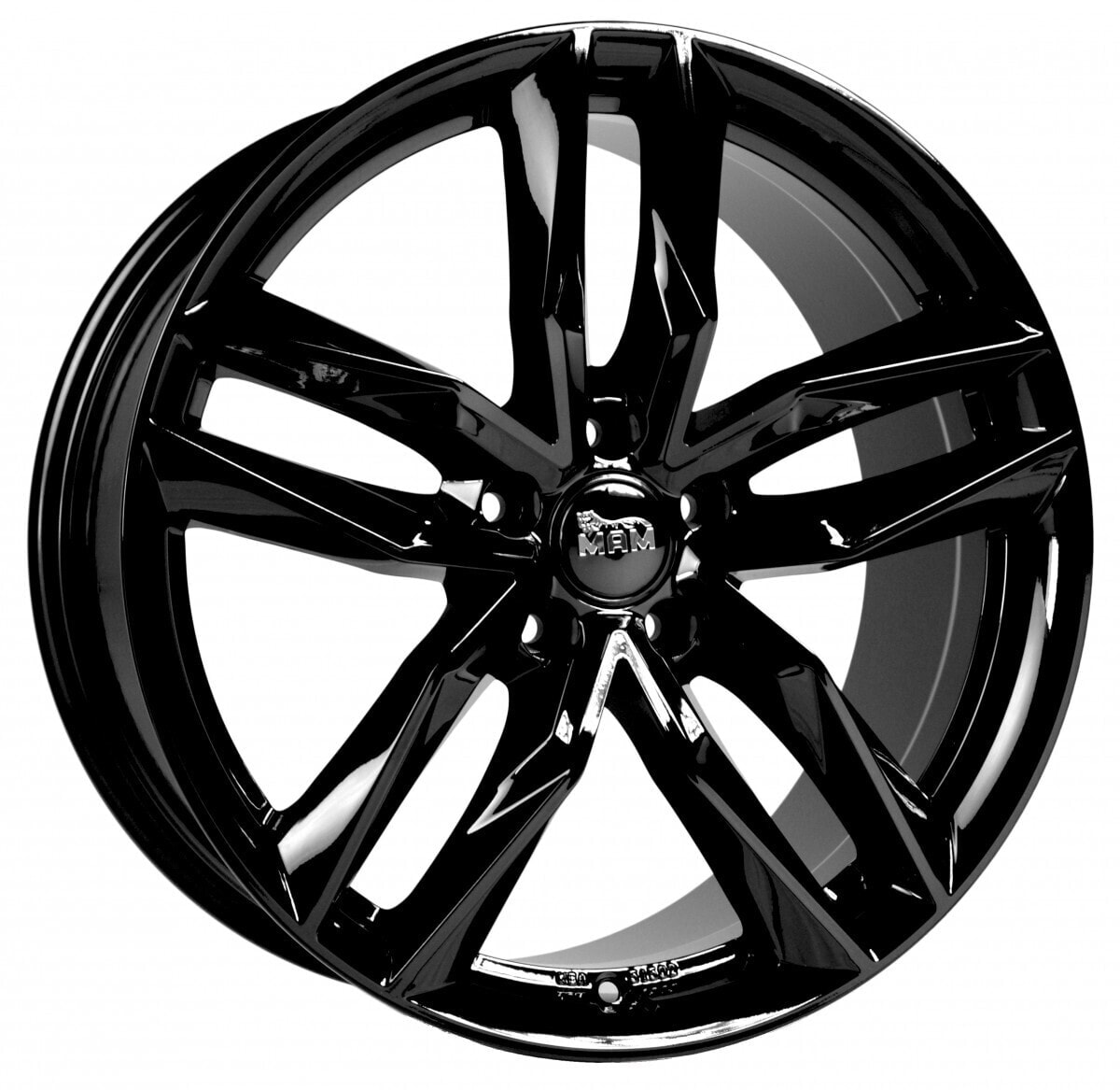 Колесный диск литой MAM RS3 black painted 8.5x20 ET45 - LK5/112 ML66.6