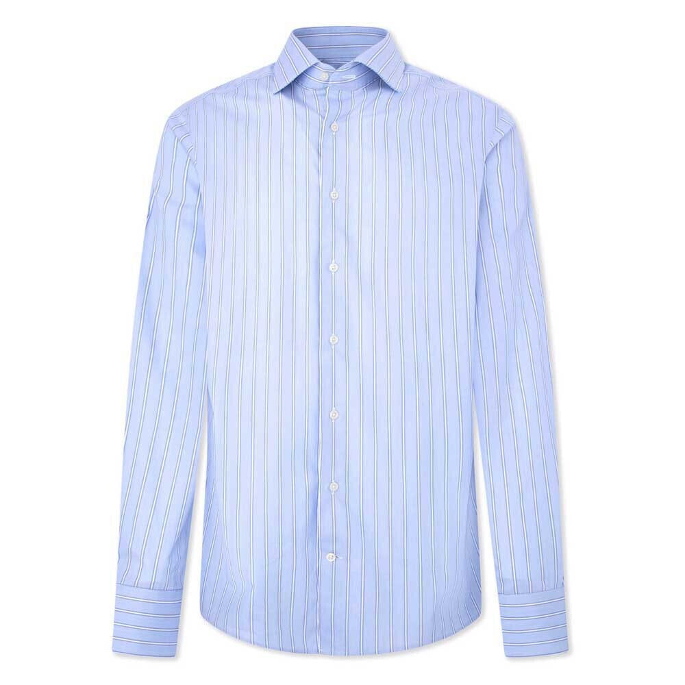 HACKETT Wide Smart Stripe Long Sleeve Shirt