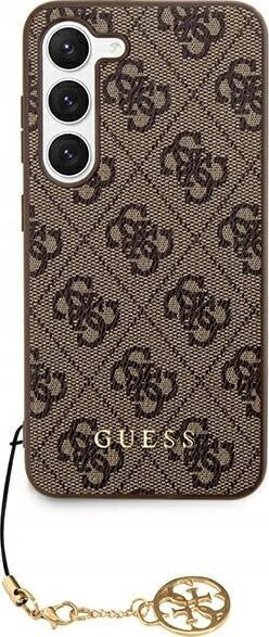 Guess Oryginalne Etui GUESS Hardcase GUHCS24SGF4GBR do Samsung S24 (4G Charm / brązowy)