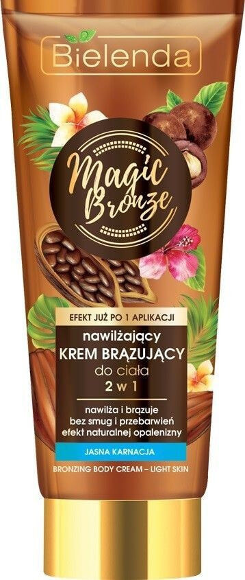 Bielenda Magic Bronze Moisturizing Body Bronzing Cream 2in1 - light complexion 200ml