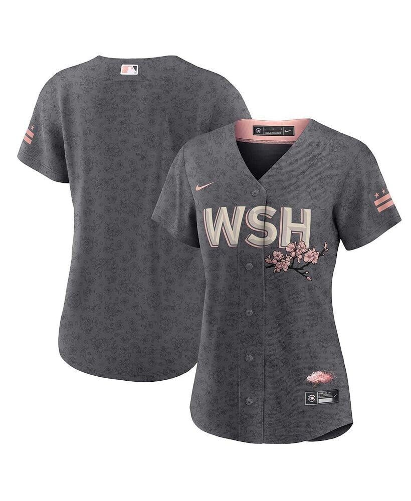 Nike women's Gray Washington Nationals City Connect Replica Team Jersey