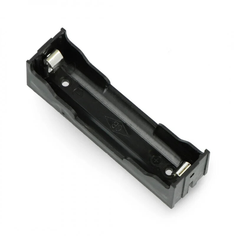 Cell holder for 1x 18650 battery without wires