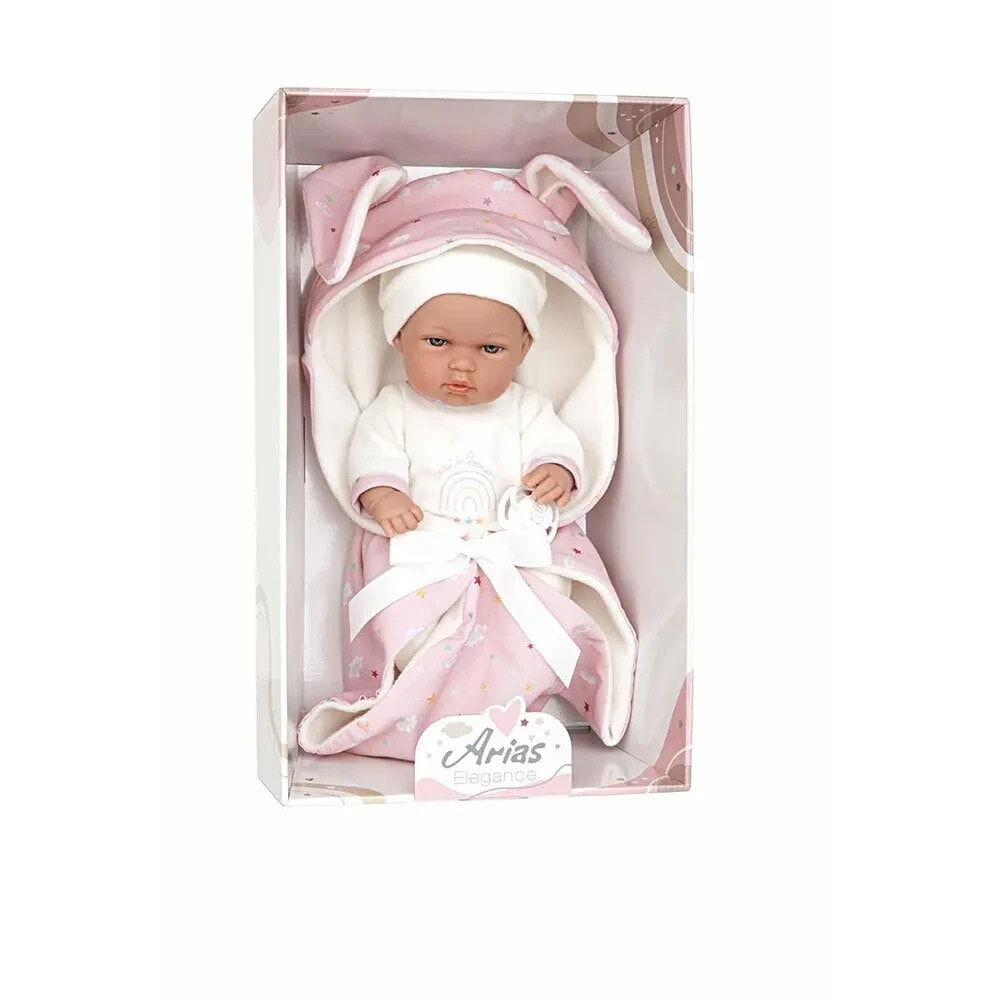 MUÑECAS ARIAS Elegance Natal With Nana Body Vinyl Sex Girl baby doll 30 cm