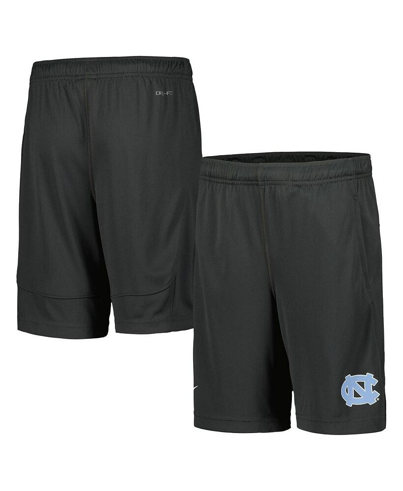 Nike big Boys Anthracite North Carolina Tar Heels Performance Fly Shorts