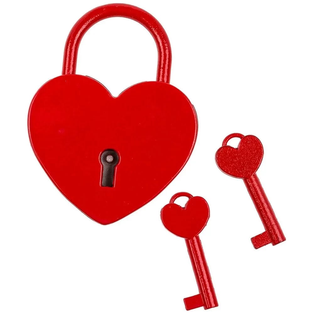 GENERICO Love Padlock With 1 Key 6 cm