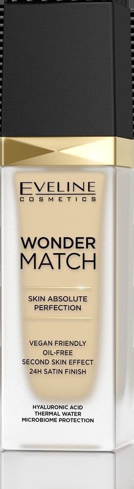 Eveline Wonder Match Skin Absolute Perfection No. 05 Light Porcelain Стойкий тональный крем с атласным покрытием 30 мл