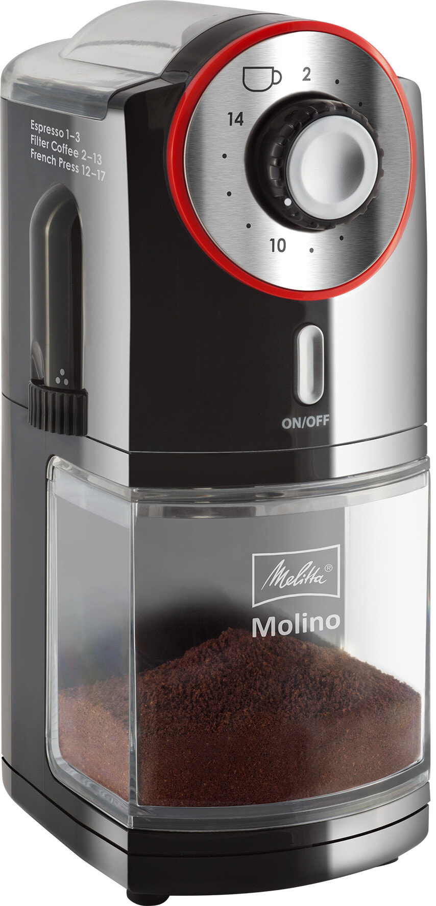 Кофемолка Melitta 1019-1002 черная 100 Вт 200 г