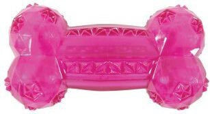 Zolux Toy TPR POP bone 14 cm, pink color