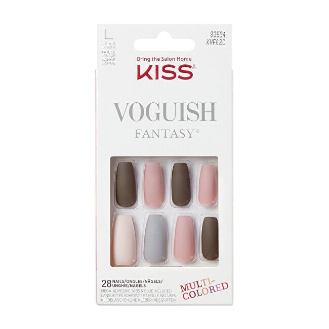 Товар для дизайна ногтей Kiss Adhesive nails Voguish Fantasy Nails Chilllout 28 pcs
