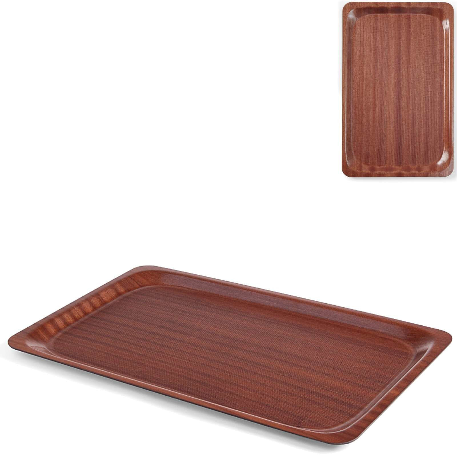 Wooden non-slip waiter tray 43x61cm