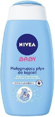 Nivea Baby Nourishing Bath Lotion Мягко очищающий питательный лосьон для ванн с экстрактом ромашки и цветков липы 500 мл