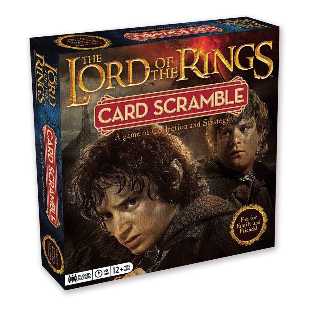 AQUARIUS Lord Of The Rings Card Scramble English Version Board Game