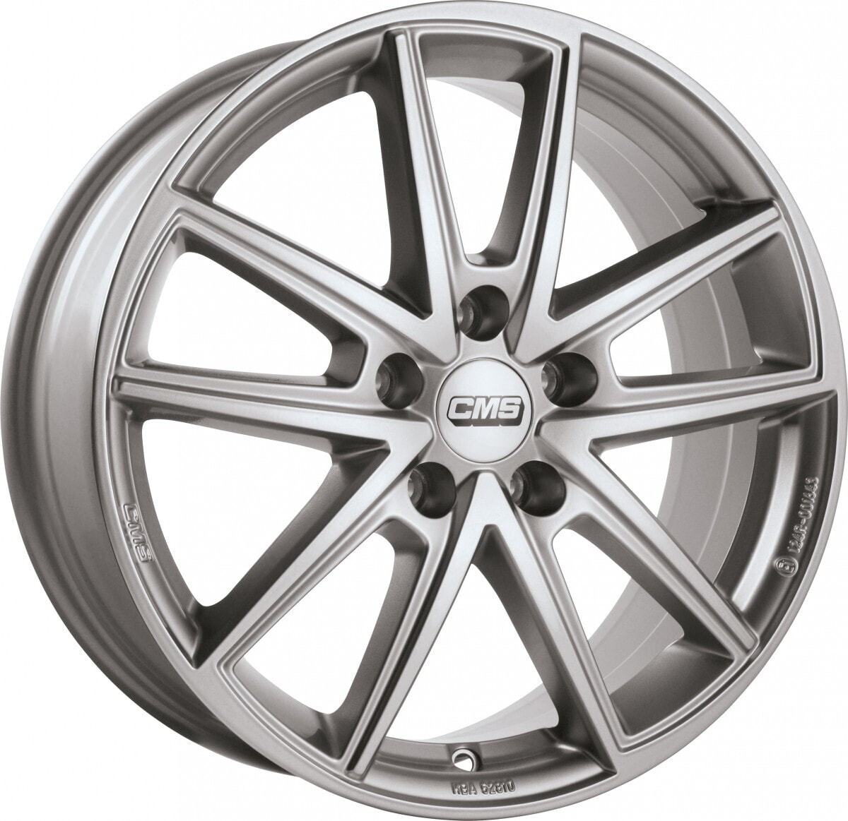 Колесный диск литой CMS C30 racing silver 7.5x18 ET45 - LK5/114.3 ML67.2