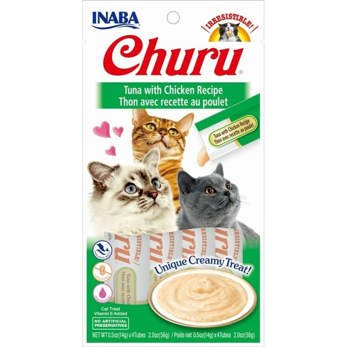 Snack for Cats Inaba EU102 4 x 14 g Конфеты Курица Тунец