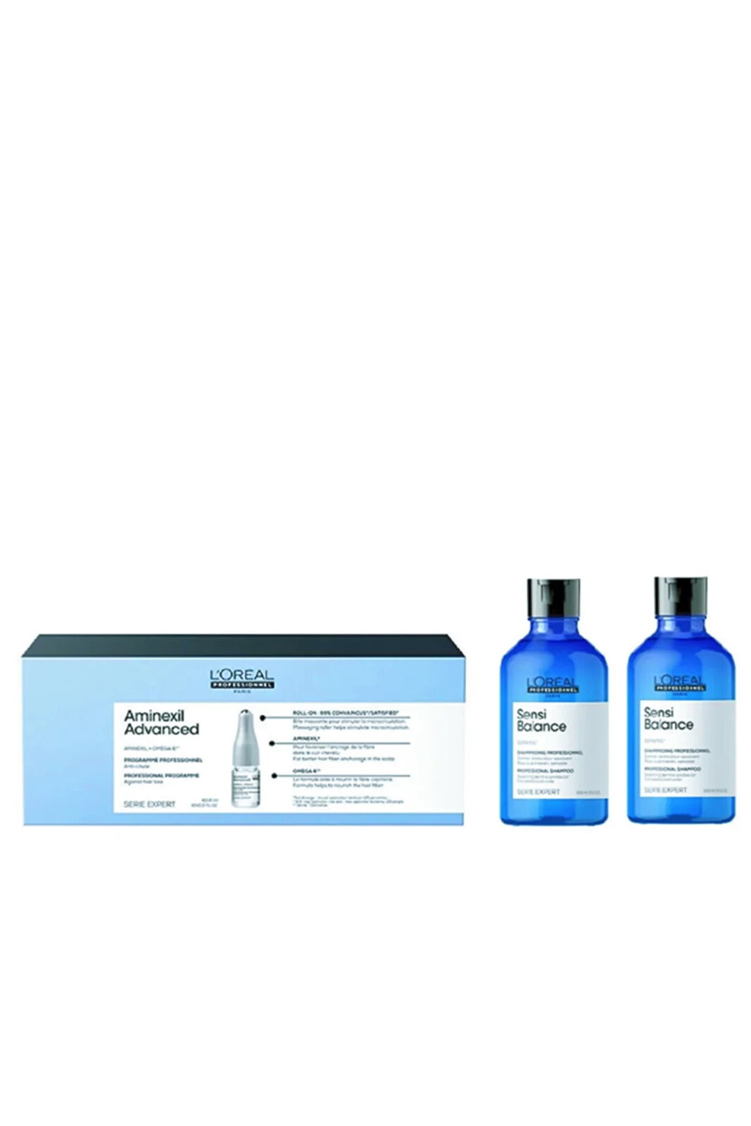 Aminexil Advanced Saç Dökülmesine Karşı Etkili Serum 42 X 6 Serum Ve 2x Sensi Balance Şampuan 300 ml