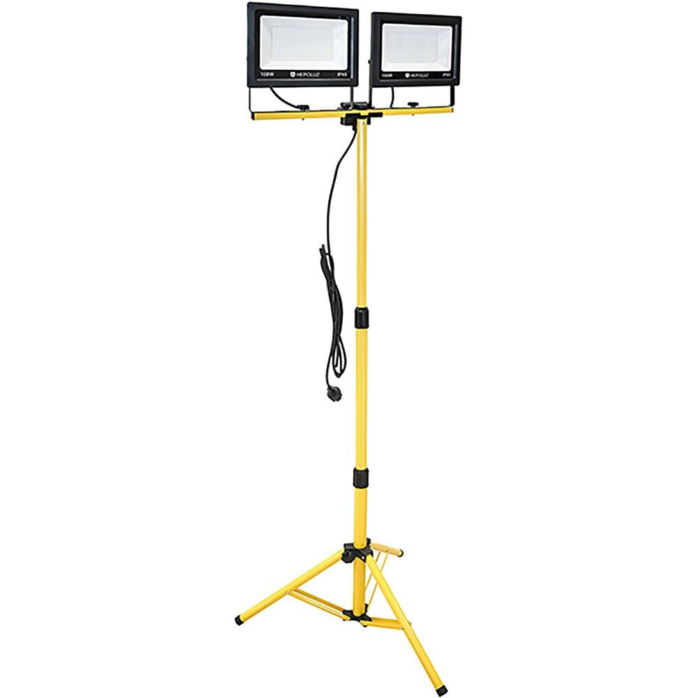 HEPOLUZ LED With Tripod 2x100W 6000K Floodlight