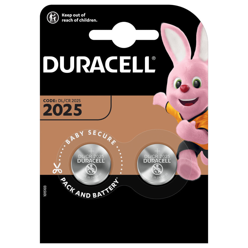 Duracell 2025 Батарейка одноразового использования CR2025 Литиевая 5008921
