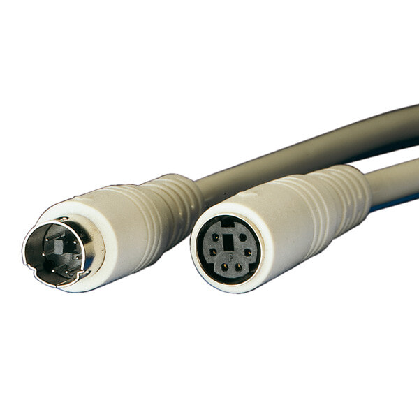Secomp PS/2, M/F, 10 m кабель PS/2 6-p Mini-DIN Серый 11.01.5690