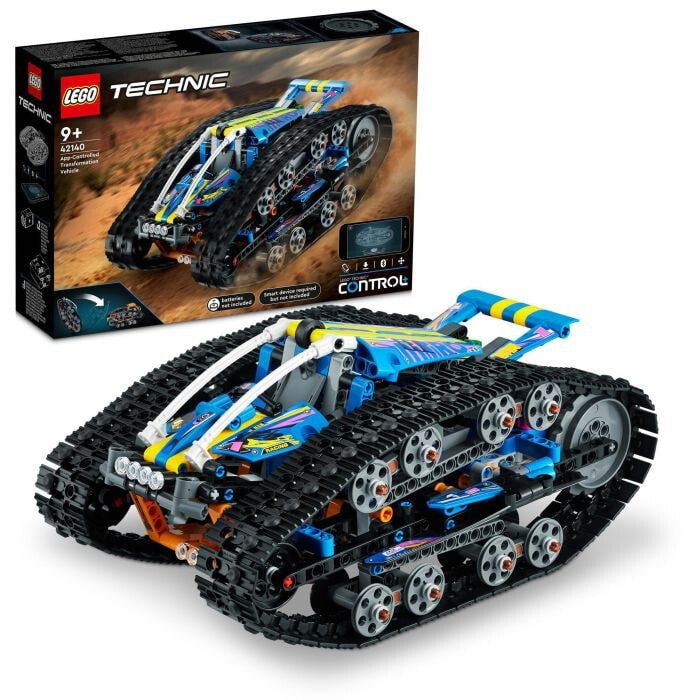 Конструктор LEGO LEGO 42140 Technic Transformierendes ferngesteuertes Fahrzeug, 2-in-1-Offroad-Erkundungsauto-Spielzeug