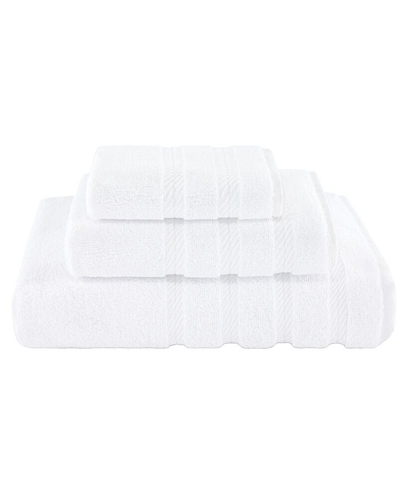 American Soft Linen edison Premium 100% Turkish Cotton 3-Piece Bath Towel Set