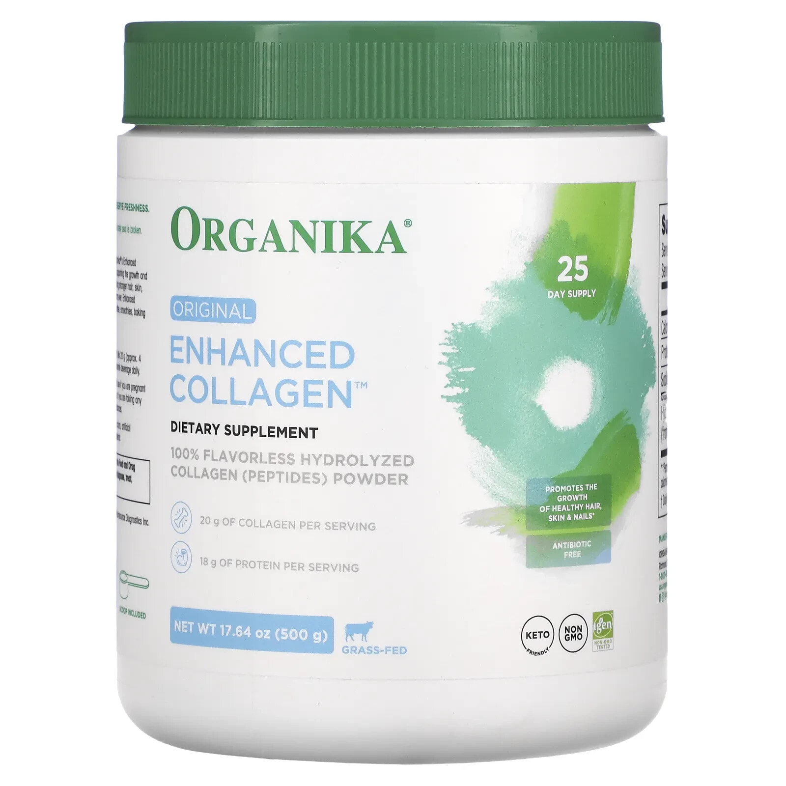 Органика, Original Enhanced Collagen, 17.64 oz (500 g)