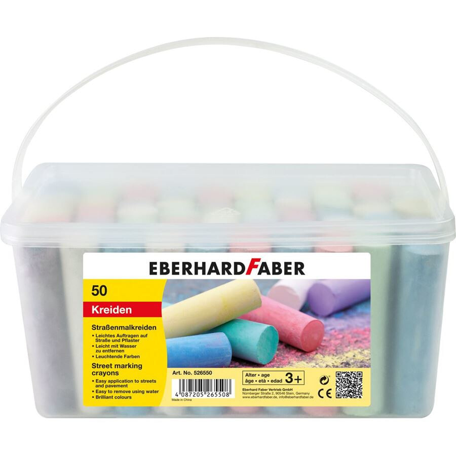 Eberhard Faber Street Marking - Multicolour - 3 yr(s) - Boy/Girl - Child - 50 pc(s) - Bucket