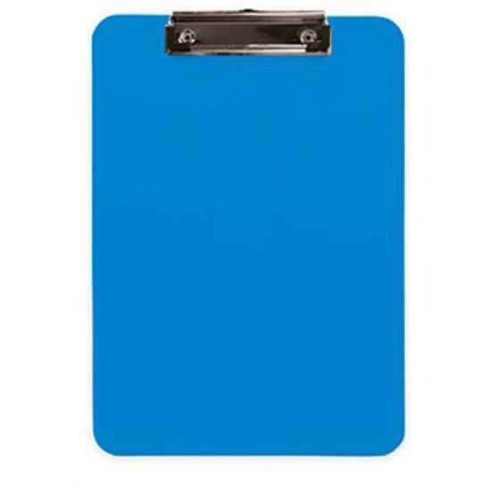 Q-CONNECT Plastic note holder DIN A4 light blue 2. 5 mm