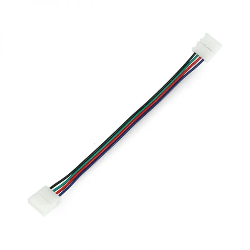 Connector for LED strip 10mm 4 pin - with wire