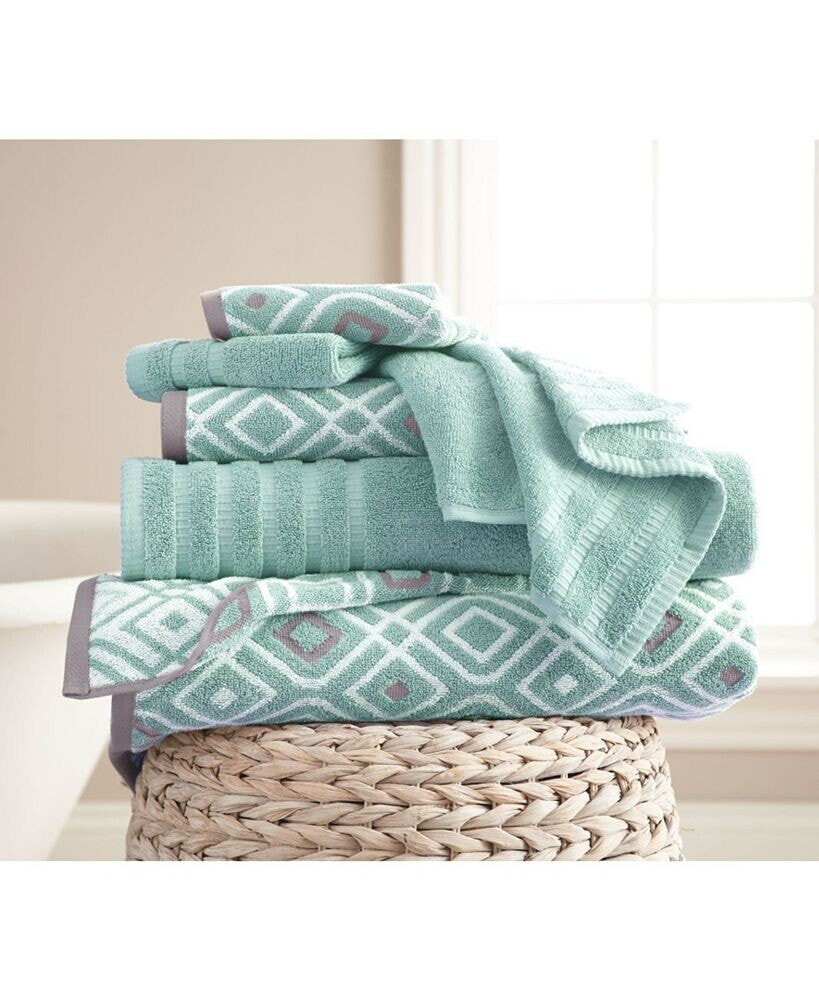 Modern Threads oxford Yarn Dyed 6-Pc. Towel Set