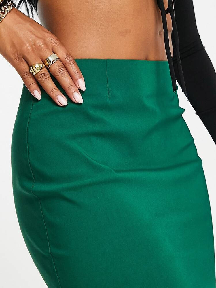 Green pencil skirt asos sale