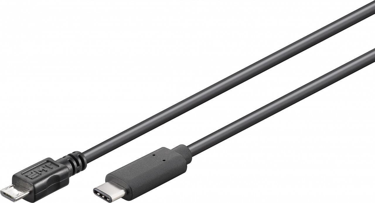 Goobay 67993 USB кабель 1 m 2.0 Micro-USB B USB C Черный