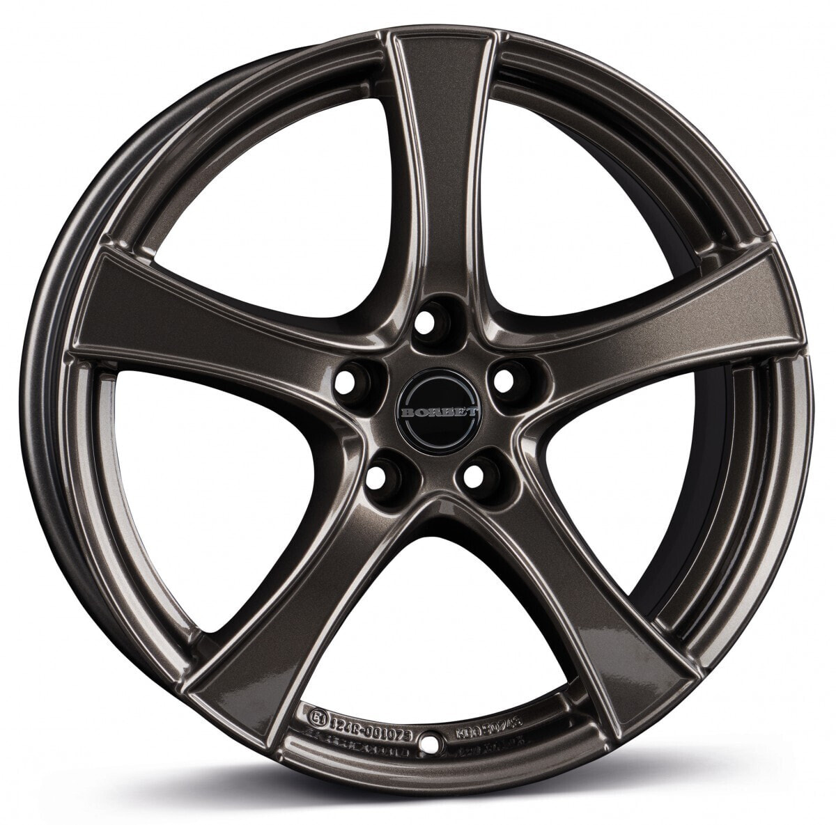 Колесный диск литой Borbet F2 mistral anthracite glossy 7.5x18 ET51 - LK5/112 ML66.6