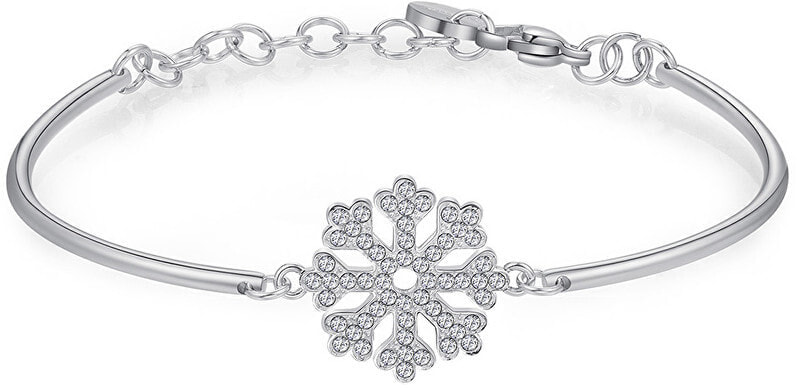 Steel bracelet Snowflake Chakra BHK254