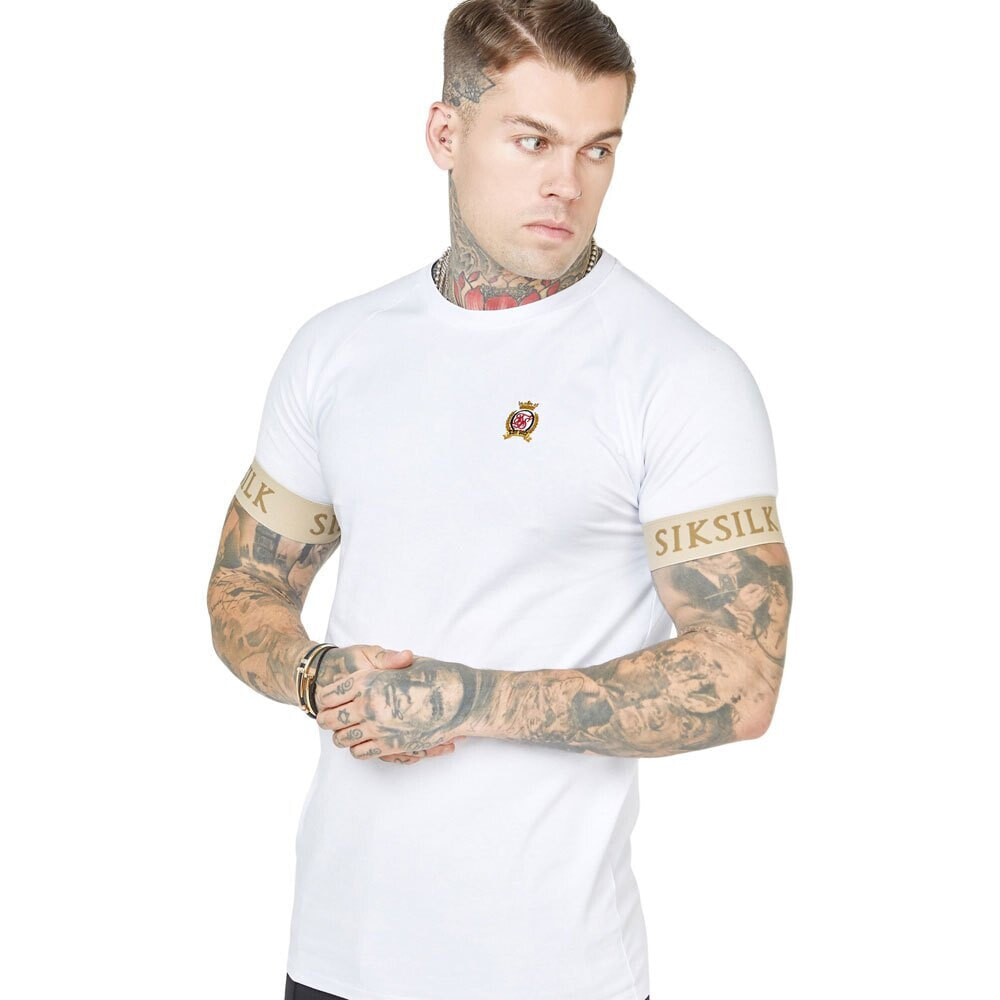 SIKSILK Crest Elasticated Cuff Short Sleeve T-Shirt