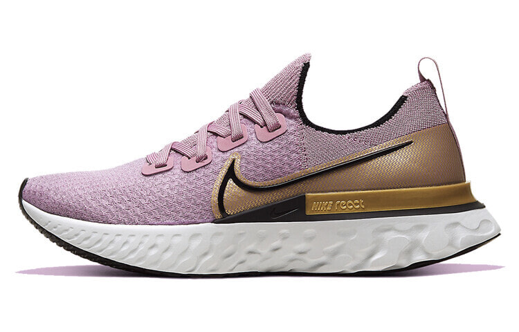 Nike React Infinity Run Flyknit 1 低帮 跑步鞋 男女同款 紫金 / Кроссовки Nike React Infinity Run Flyknit 1 CD4372-500