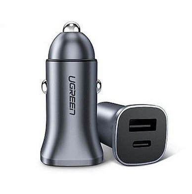 Ugreen 30780 зарядное устройство для мобильных устройств Универсальная Черный Прикуриватель Быстрая зарядка Авто