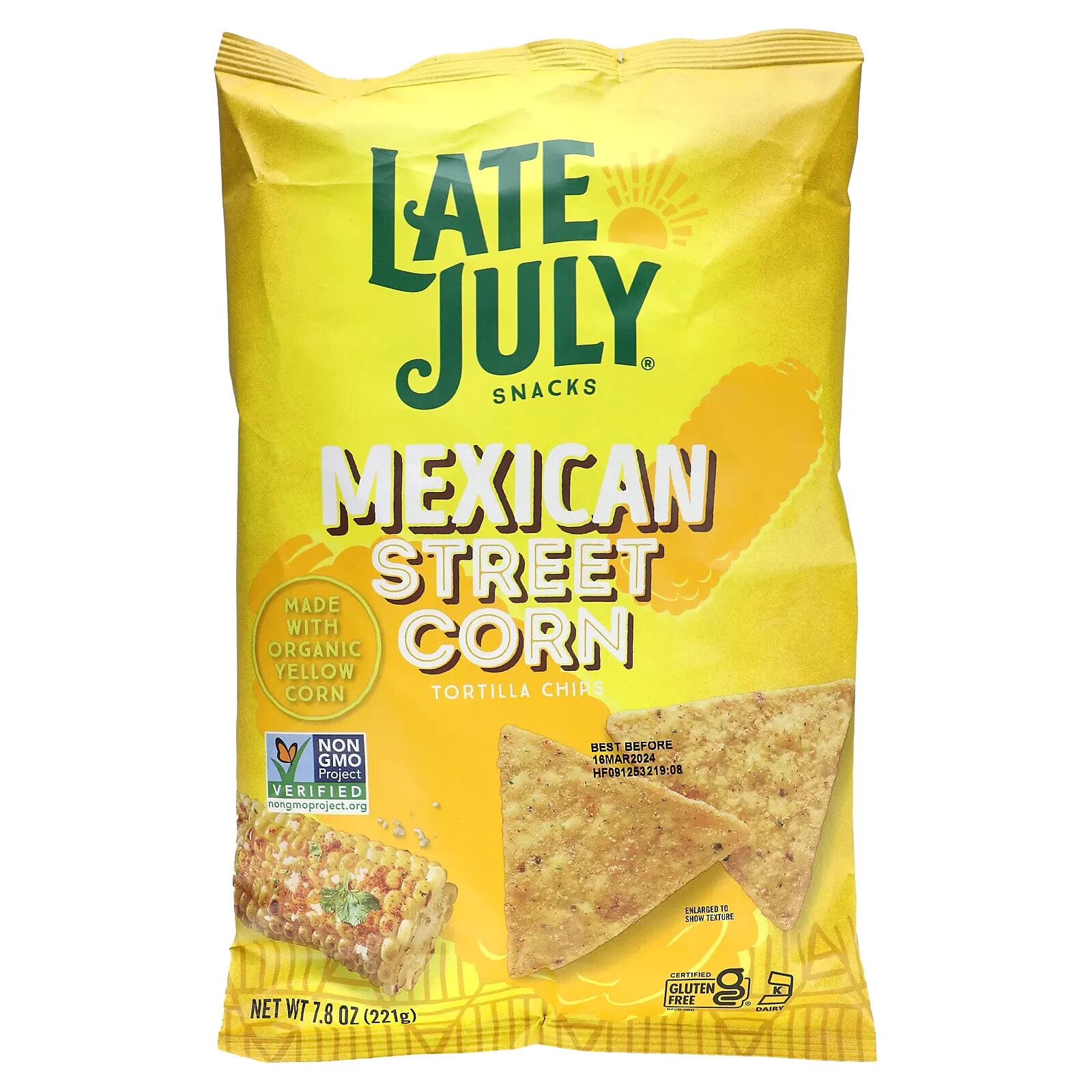 Tortilla Chips, Mexican Street Corn, 7.8 oz (221 g)