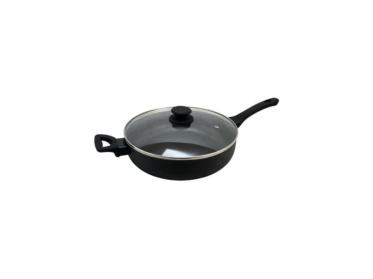 Oster Ashford 5 Quarts Saute Pan with Lid in Black