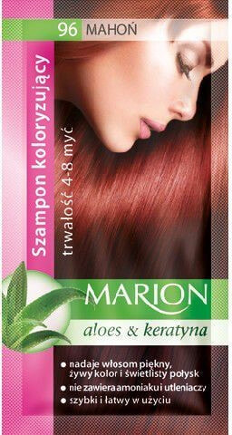 Оттеночное или камуфлирующее средство для волос Marion Szampon koloryzujący 4-8 myć nr 96 mahoń 40 ml