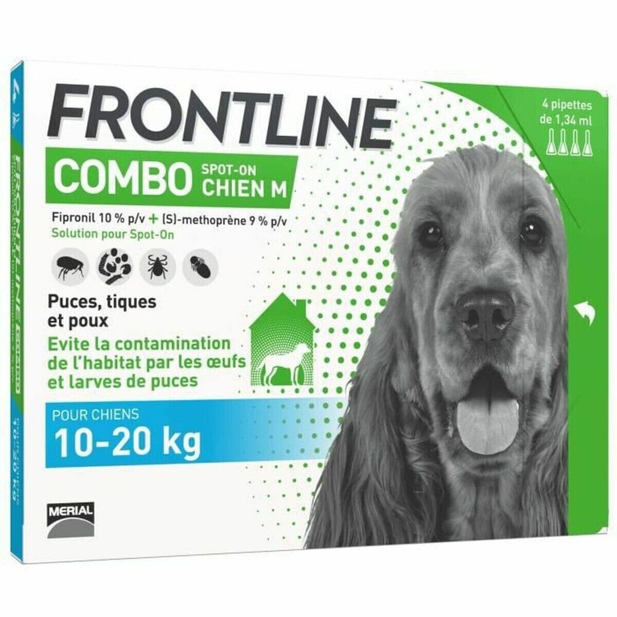 Pipette for Dogs Frontline Combo 10-20 Kg 4 Units