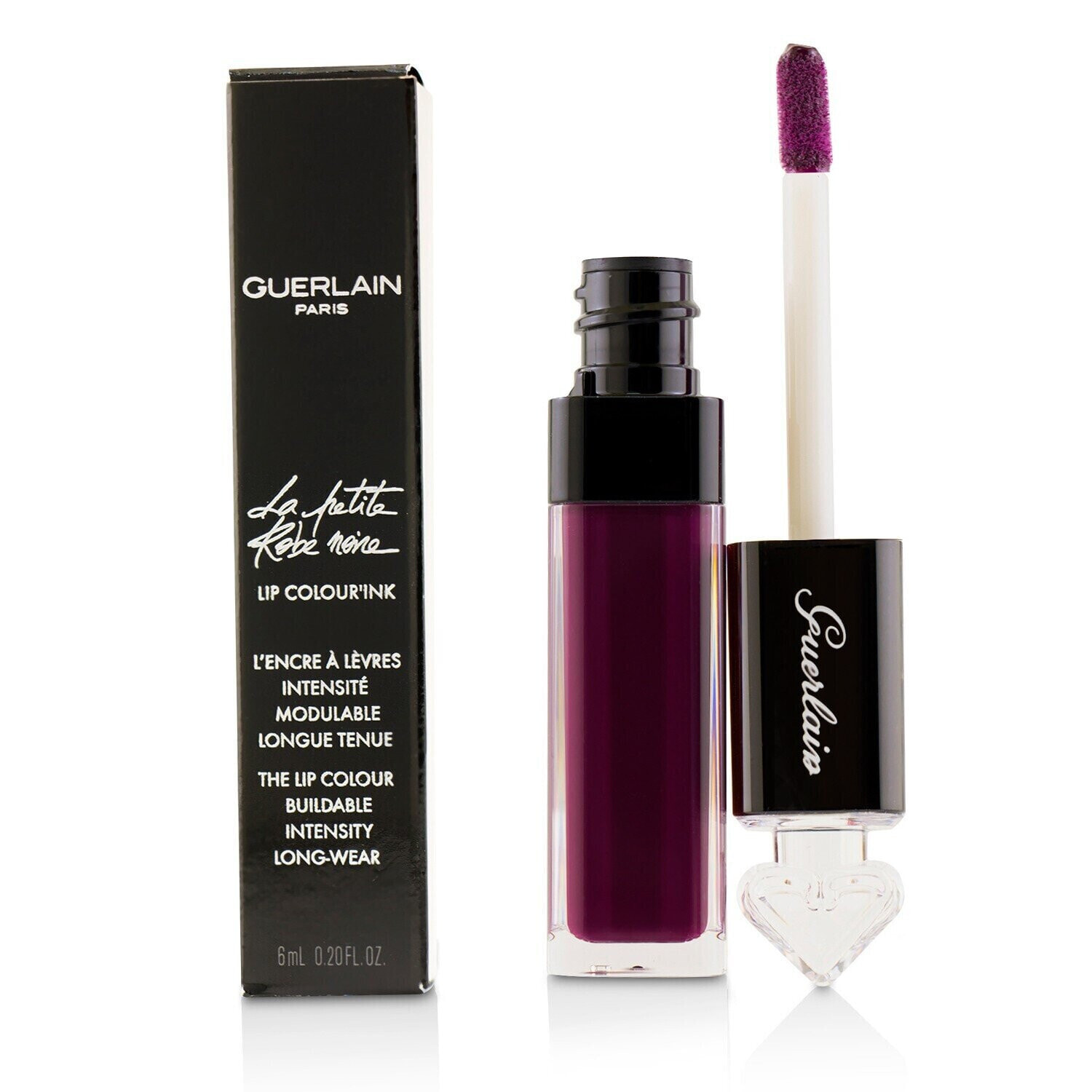 Guerlain La Petite Robe Noire Lip Color Ink L120 Empowered Стойкая губная помада матового покрытия 6 мл