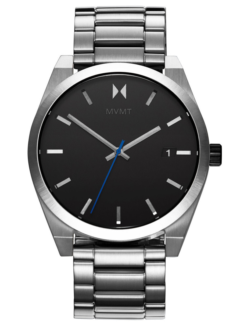 Мужские наручные часы с серебряным браслетом MVMT 28000038-D Element Silver Mens 43 mm 5ATM