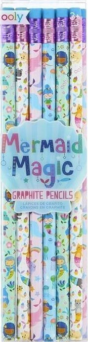 Colored Balloons Mermaid Pencils (12pcs)