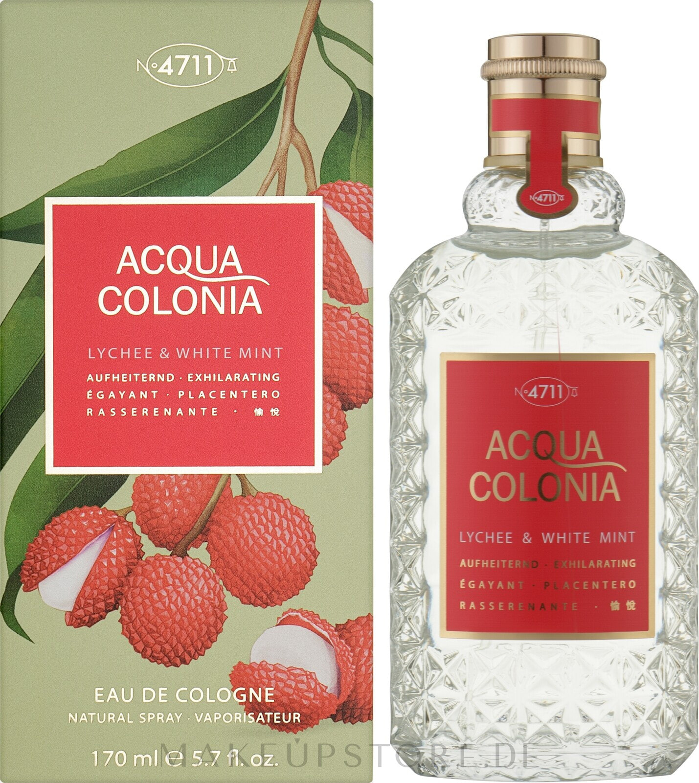 Maurer & Wirtz 4711 Aqua Colognia Lychee & White Mint - Eau de Cologne